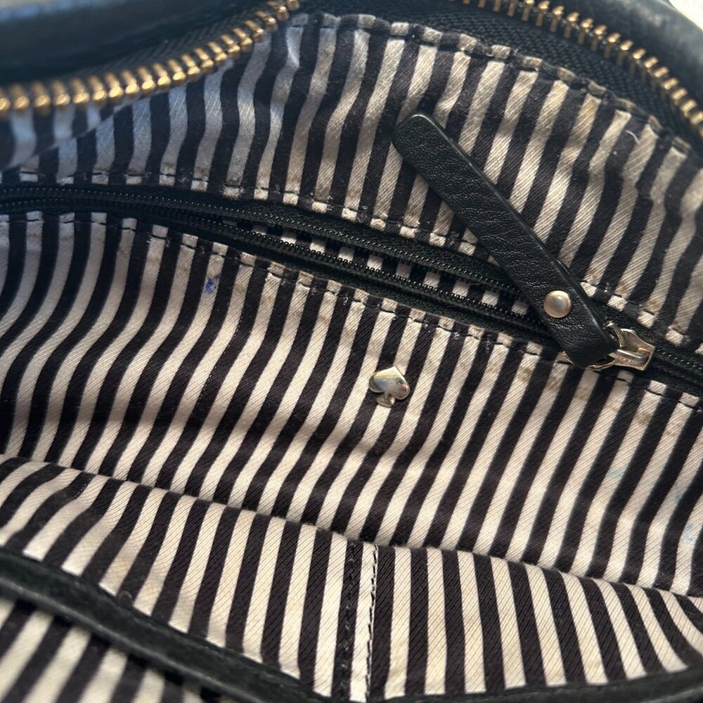 Kate Spade Black Pebbled Soft Leather Hobo Shoulder/Handbag - Picture 2 of 7